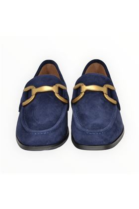 Mocassino donna in camoscio colore blu. BIBI LOU- | 572Z30-MARINO